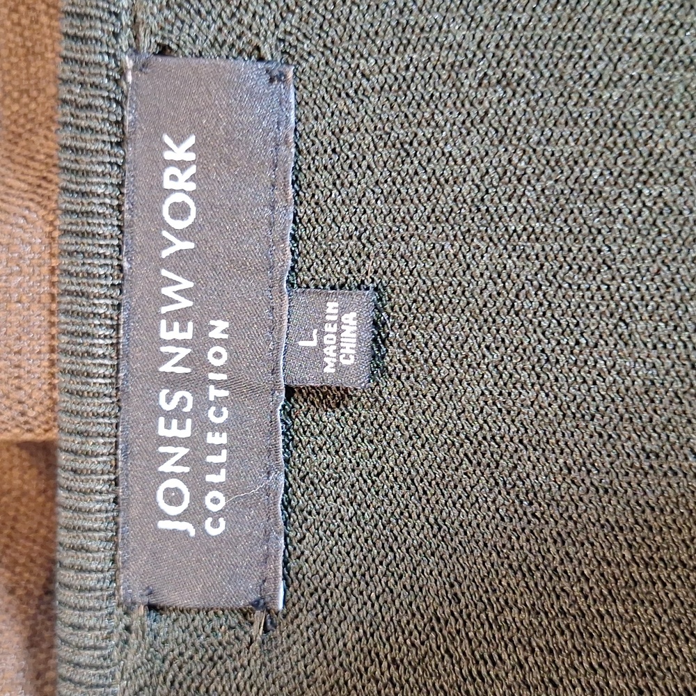 Jones New York Forest Green Knit Top - Picture 6 of 8